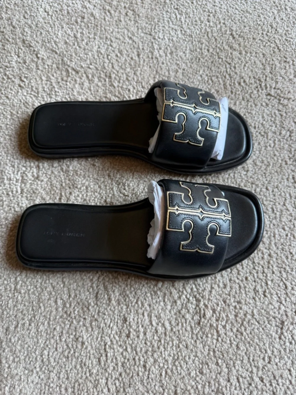 Tory Burch Double T Strap Slides